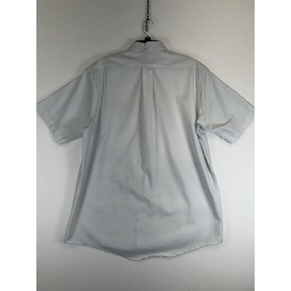 Alabama Crimson Tide Shirt Mens 16.5 White Short Sleeve Button NCAA Football - Picture 2 of 6